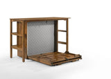 Night & Day Siesta Twin Desk Cabinet Bed side view 3
