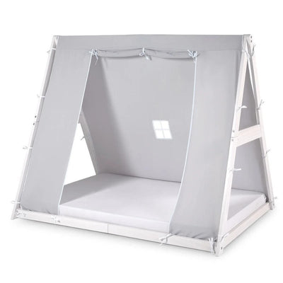 P'Kolino Tipi Montessori Tent Floor Bed for Toddlers #color_white