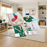 PlanToys USA Surgeon Play Set styled in a bright kids' bedroom, shown finish