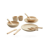 PlanToys USA Tableware Set kids activity table in shown finish