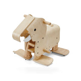 PlanToys USA Walking Elephant kids wooden toys in shown finish