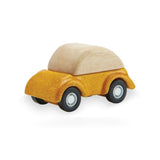 PlanToys USA Yellow Car kids cars and engineering toys in shown finish