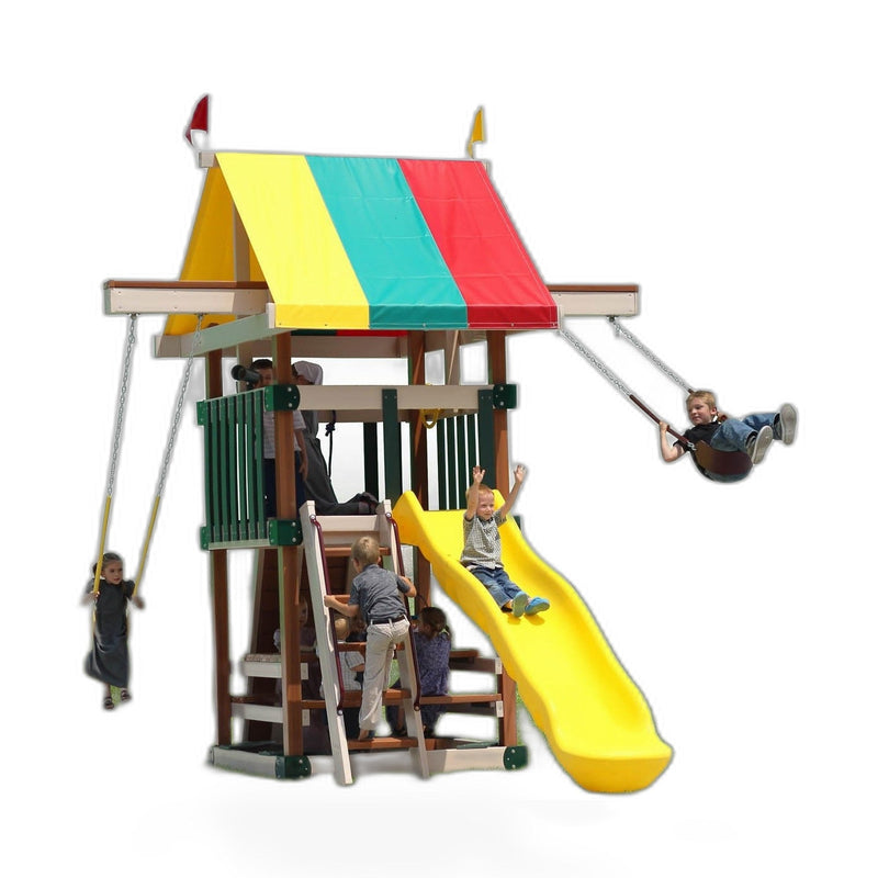 Family Space Saver Swing Set