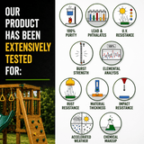 PlayStar Arcadia KT 8215 Wooden Adventure Swing Set additional product view 10