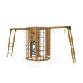 Backyard Playset with Cliff-Hanger| Silver, 15 Activities