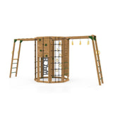Playstar Backyard Playset with Cliff-Hanger| Silver, 15 Activities kids kids swing set in Silver