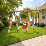 Playstar Horizon Silver Playset | 5 Activities styled in a sunny backyard, Silver