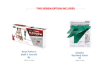 Product packaging for Ninja Platform Build It Yourself Kit and Extend-A-Bay/Swing Station Kit