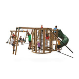 Playstar Ninja Power Tower Gold Playset kids kids swing set in shown finish