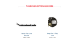 Product listing with 'Ninja Play Line Anchor' and 'Ninja 3 in 1 Play Line' on a white background.