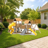 Playstar Super Star XP Gold Playset | 26 Activities styled in a sunny backyard, shown finish