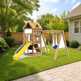 Playstar Trainer Silver Playset | 12 Activities styled in a sunny backyard, Silver