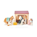 Tender Leaf The Stables kids activity table in shown finish