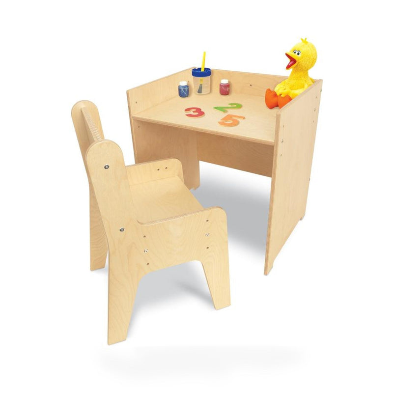 Adjustable Economy Kids Desk and Chair Set