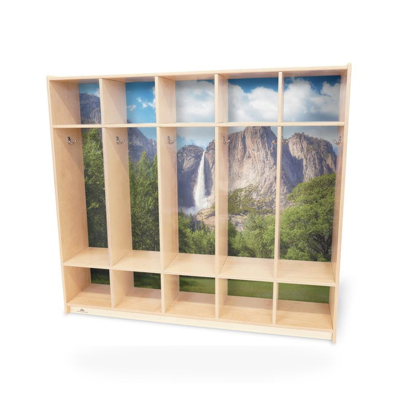 Nature View Five Section Coat Locker