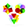 Color Wheel Shapes - Set Of Six