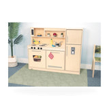 Whitney Brothers® Contemporary Kitchen Combo - Natural - WB6451N kids play kitchens in Natural