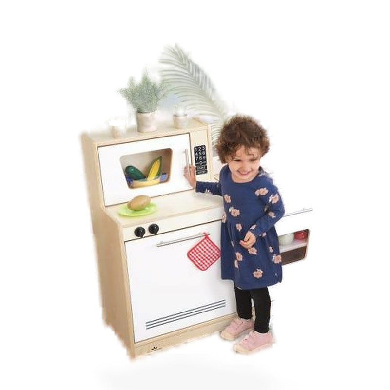 Contemporary Kitchen Ensemble - White - WB7400