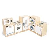 Contemporary Kitchen Ensemble - White - WB7400