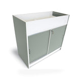 Whitney Brothers® Harmony EZ Clean Infant Changing Cabinet storage changing table in shown finish
