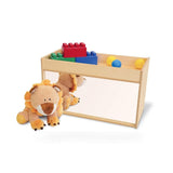 Whitney Brothers® I-See-Me Toddler Mirror Cabinet storage activity table in shown finish