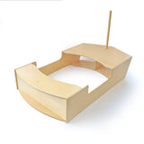 Whitney Brothers Imagination Boat Preschool Dramatic Play - bow crawl-through detail