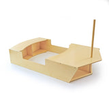Whitney Brothers Imagination Boat Preschool Dramatic Play - open boat interior with seating area