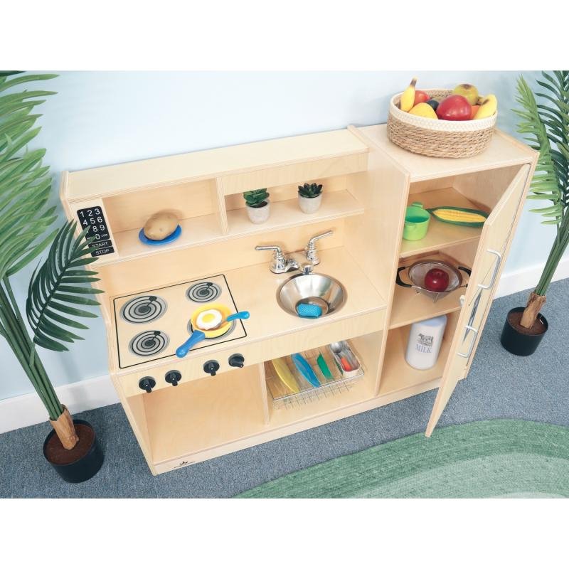 Let's Play Toddler Kitchen Combo-Natural - WB2351