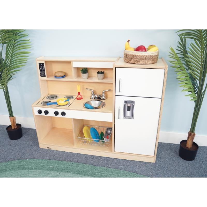 Let's Play Toddler Kitchen Combo - White - WB7251