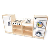Let's Play Toddler Kitchen Ensemble - White - WB7070