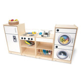 Let's Play Toddler Kitchen Ensemble - White - WB7070