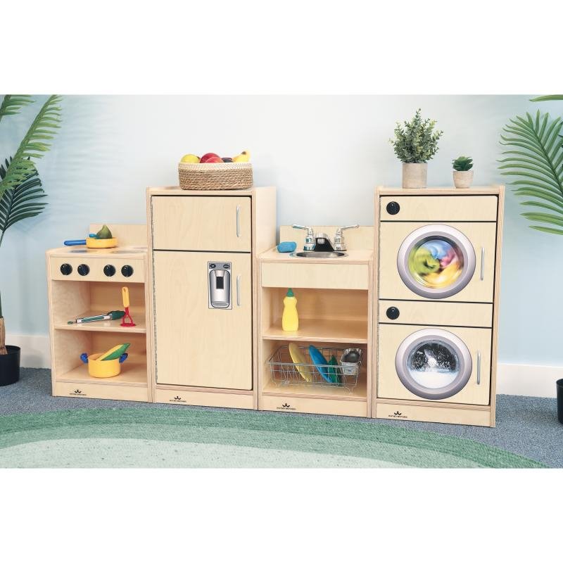 Let's Play Toddler Refrigerator -Natural - WB2345