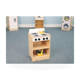 Whitney Brothers® Let's Play Toddler Stove - White - WB7225 kids play kitchens in White