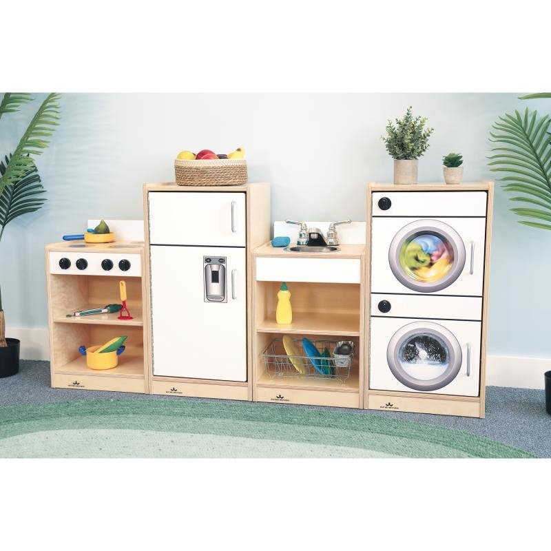 Let's Play Toddler Washer/Dryer - White - WB7265