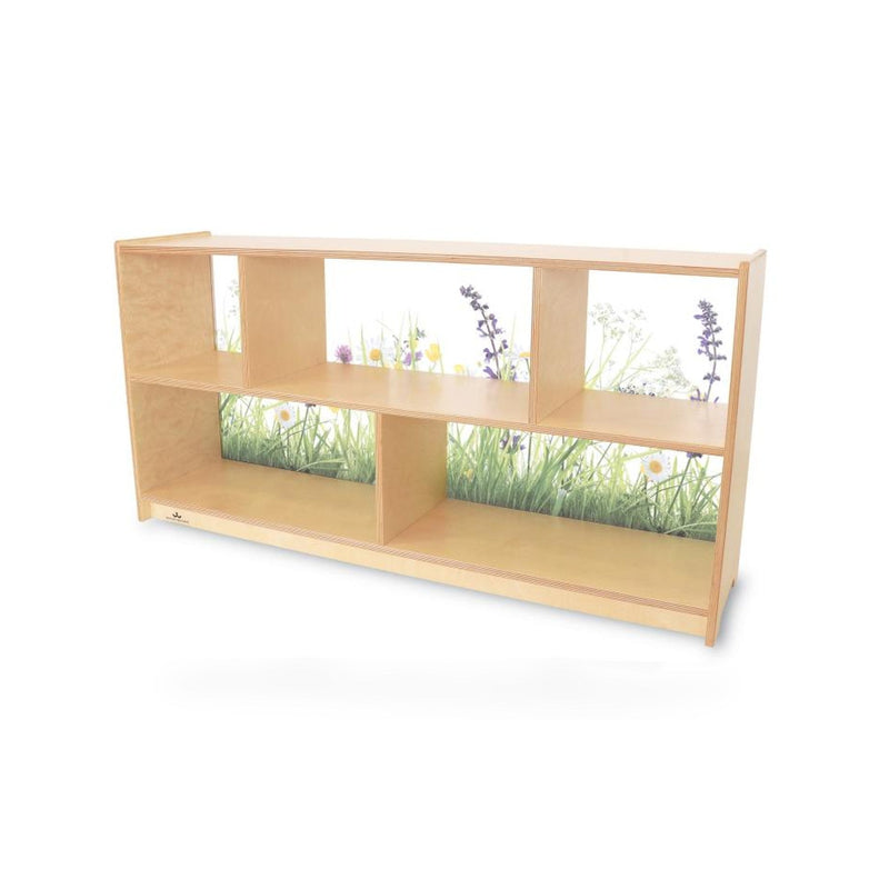 Nature View Acrylic Back Cabinet 24H
