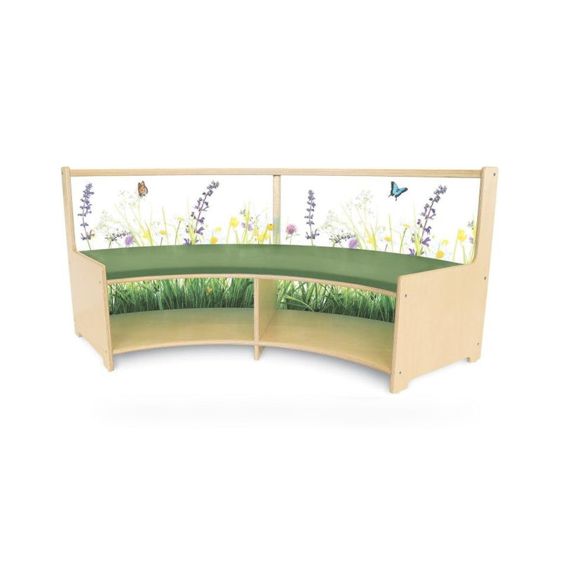 Nature View Curve Out Kids Sofa