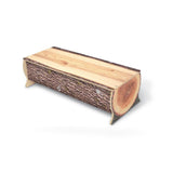 Whitney Brothers® Nature View Live Edge Log Bench log benches in shown finish
