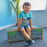 Nature View Stone Wall Bench