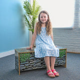 Nature View Stone Wall Bench