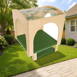 Whitney Brothers® Nature View Toddler Reading Retreat Set styled in a sunny backyard, house style