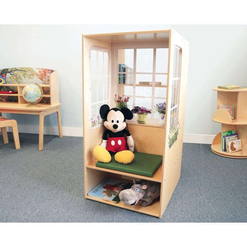 Nature View Window Seat - Cozy Preschool Furniture | WB0857