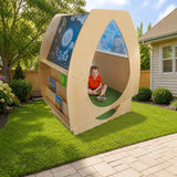 Whitney Brothers® Sky View Sanctuary - WB1213 styled in a sunny backyard, house style