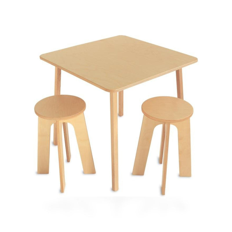 Stand Up Table With Two Stools Set