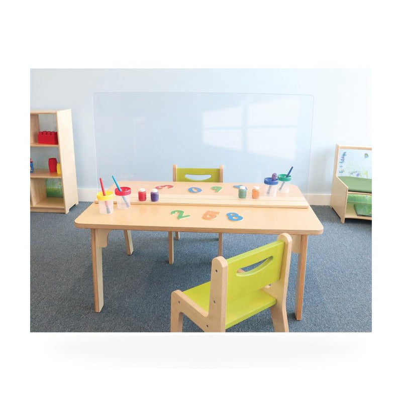 Tabletop Acrylic Partition 46W