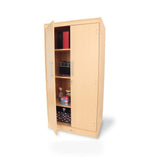 Whitney Brothers® Tall And Wide Storage Cabinet storage kids furniture in shown finish