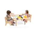 Toddler Flower Classroom Table and Two Chair Set For Preschool