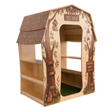 Whitney Brothers Treehouse Reading Nook Classroom Reading Nook - interior wall shelf detail