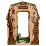 Whitney Brothers Treehouse Reading Nook Classroom Reading Nook - exterior shelf storage view