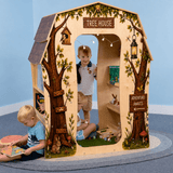 Whitney Brothers Treehouse Reading Nook Classroom Reading Nook - front view with treehouse artwork