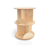 Whitney Brothers® Two Level Book Carousel storage kids furniture in shown finish